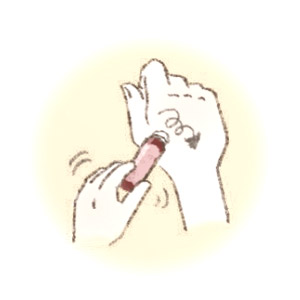 乾燥しやすい爪のケアにもお使いいただけます。