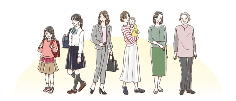 女性の一生