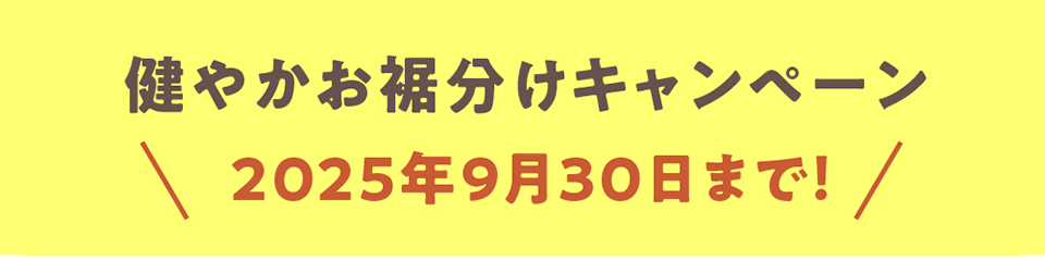 キャンペーン中！
