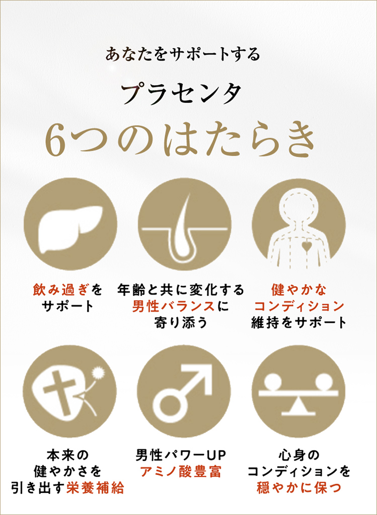 プラセンタ６つの働き