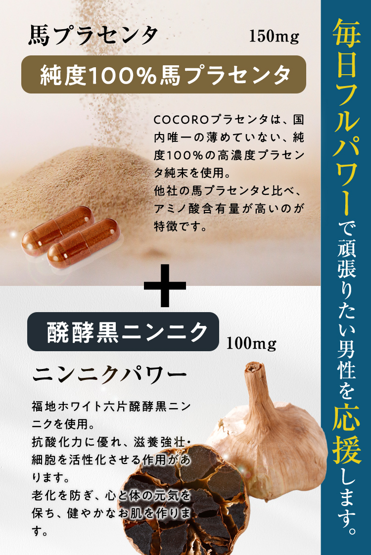 毎日フルパワーで頑張りたい男性を応援します。