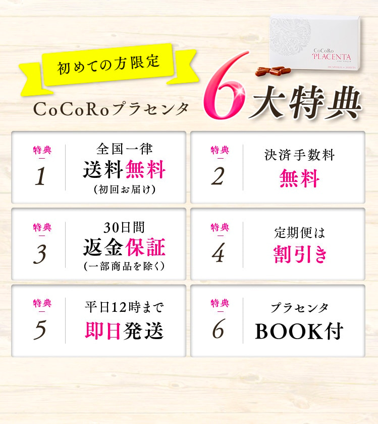 6大特典