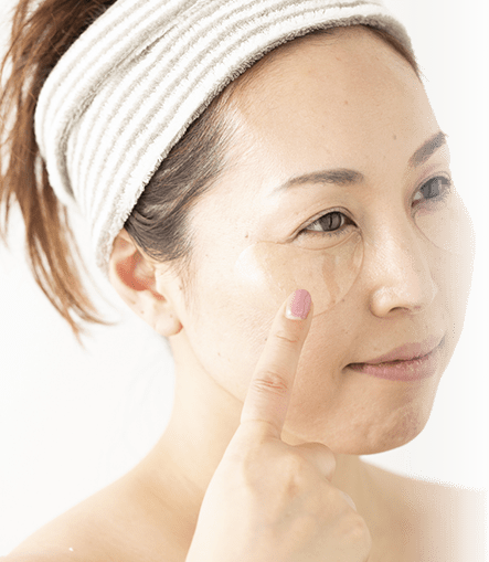 商品を使用している写真