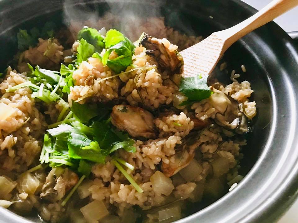 炊飯器でOK！牡蠣と焼き大根の炊きこみご飯