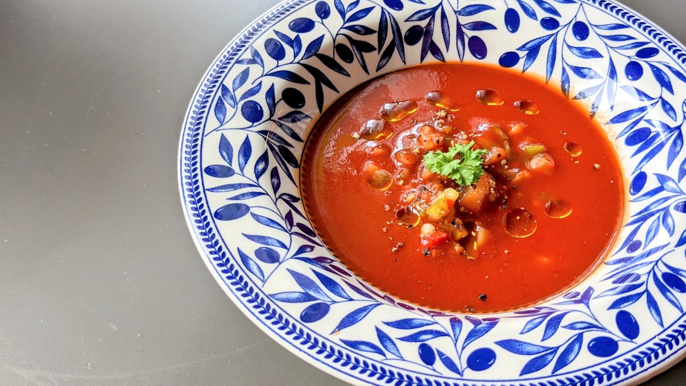 冷製トマトのスープ
