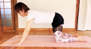 血行促進・疲労回復のヨガ-上向きの犬のポーズ02