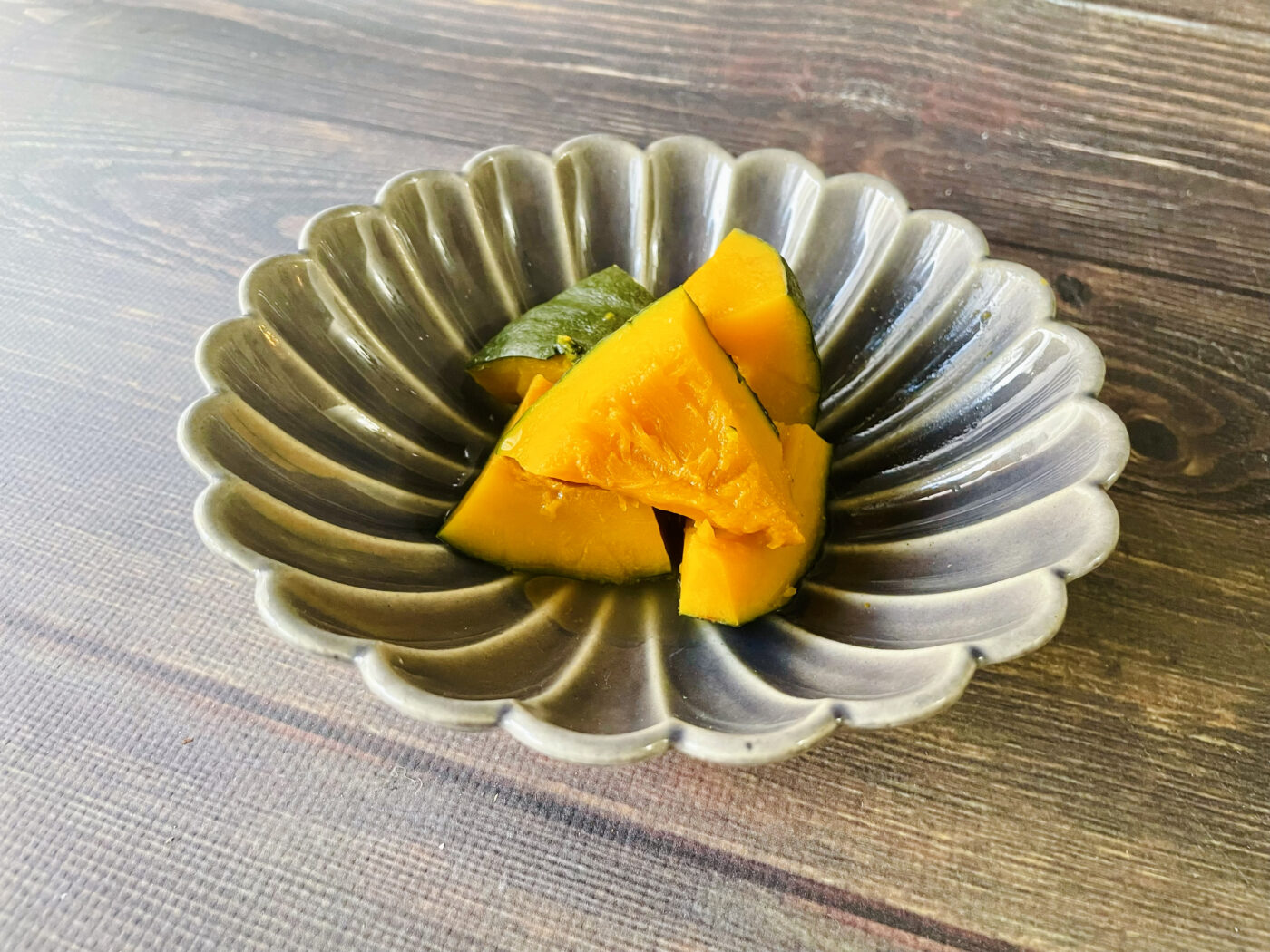 潤い素肌レシピ-煮崩れなしのかぼちゃのホクホク塩煮