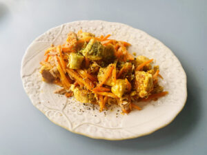 食べる美容液-にんじんたっぷり麩チャンプルー