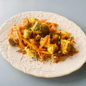 食べる美容液-にんじんたっぷり麩チャンプルー