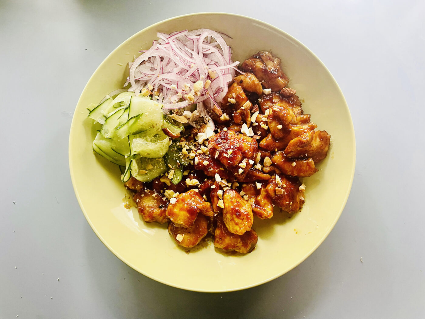 鶏むね肉のスタミナ豆板醤炒め